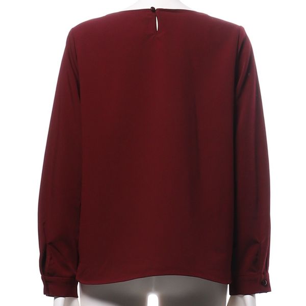 Vネックブラウス