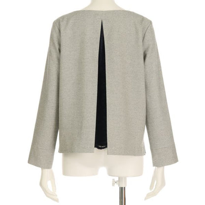 バックレースデザインブラウス