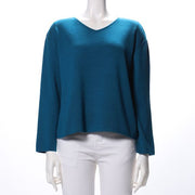 Ｖネックドロップショルダーニット