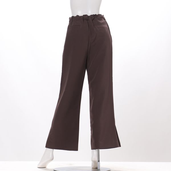 サイドスリットワイドパンツ