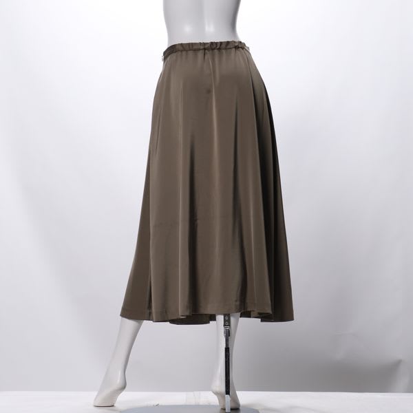 ラップ風デザインフレアスカート