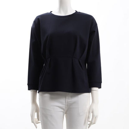 ペプラムデザインクルーネックカットソー