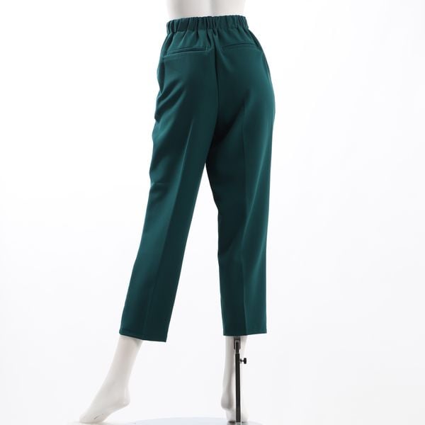 ウエストゴム付きテーパードパンツ
