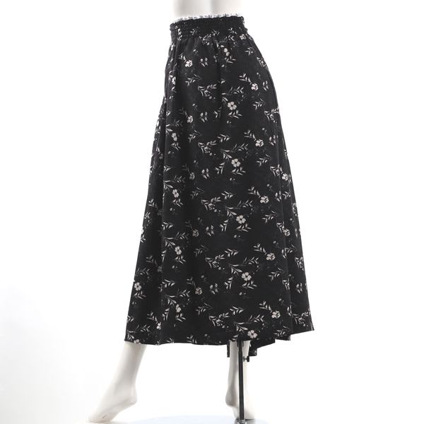 花柄フレアスカート