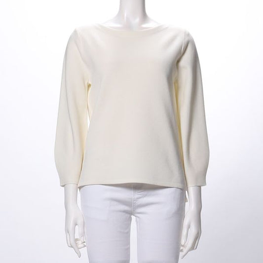 ふんわりパフスリーブニット