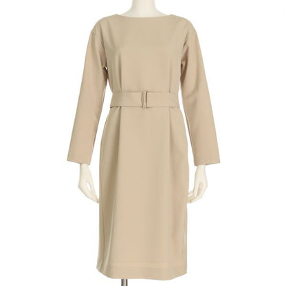 ベルト付きワンピース