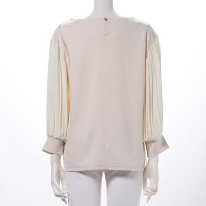 袖プリーツデザインカットソー