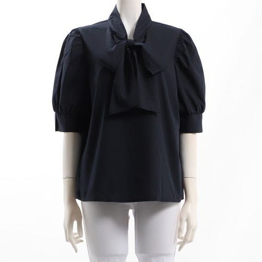 ボウタイデザインブラウス