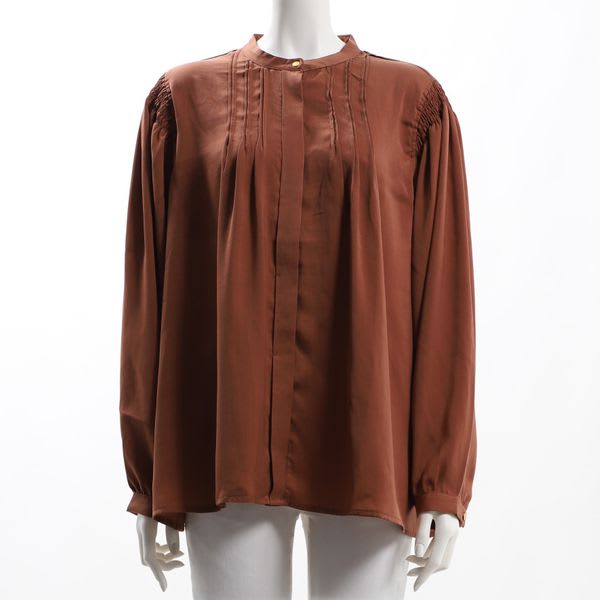 ピンタックエレガントブラウス