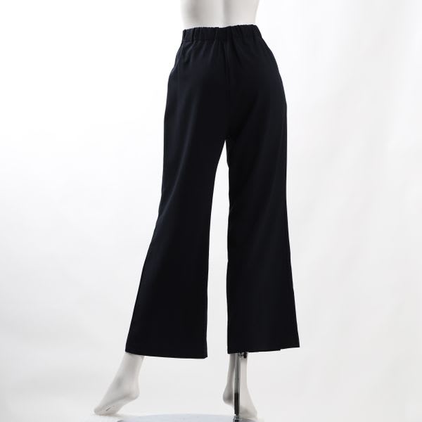 フロントスリット風デザインワイドパンツ