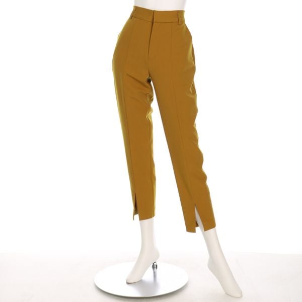 フロントスリットテーパードパンツ