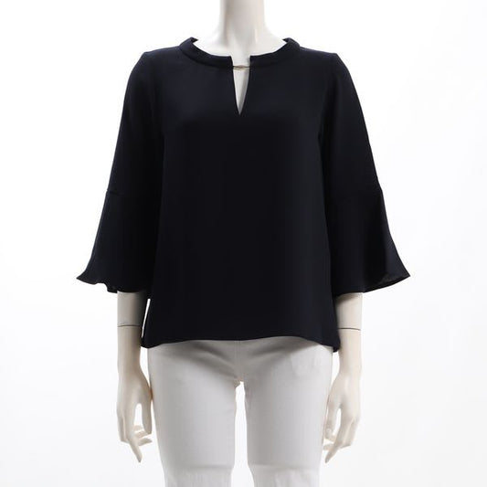 メタルパーツフレアスリーブブラウス