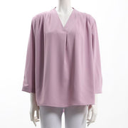 ゆったりVネックブラウス