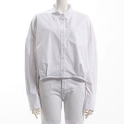 アウトポケットタックシャツ