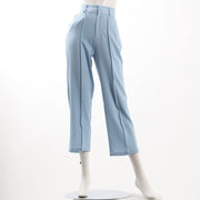 配色パイピングストレートパンツ