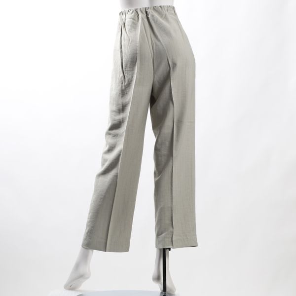 ストライプ柄スッキリシルエットパンツ