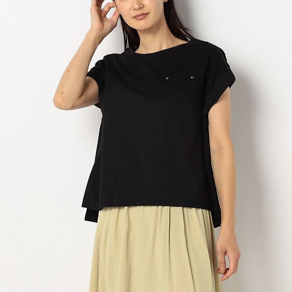 切り替えラインカットソー