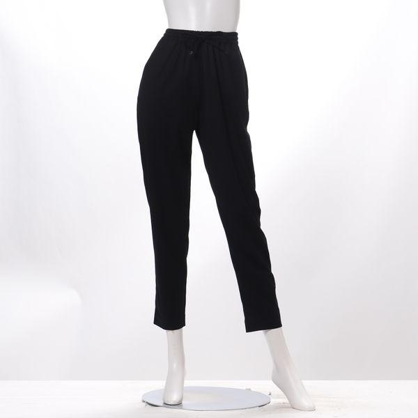ウエストゴムドロストテーパードパンツ