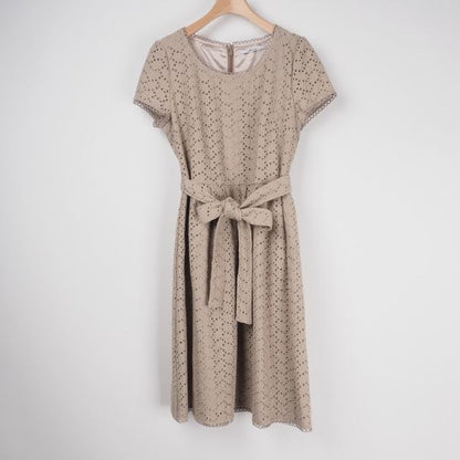 コットンレースワンピース