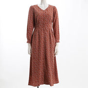 小花柄2WAYロングワンピース