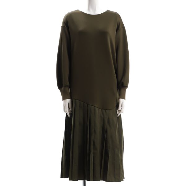 プリーツドッキングワンピース