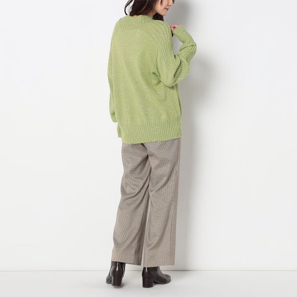 ガンクラブチェックストレートパンツ