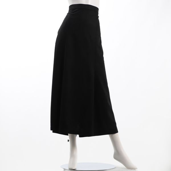 ソフトフェイクスエードタックスカートバックスリット付き