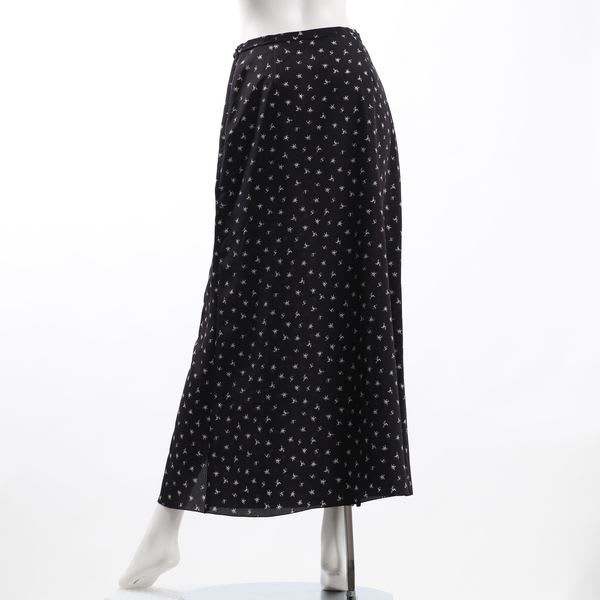 小花柄スリットスカート