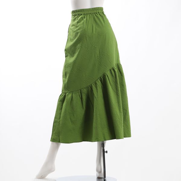 ふくれジャガードスカート