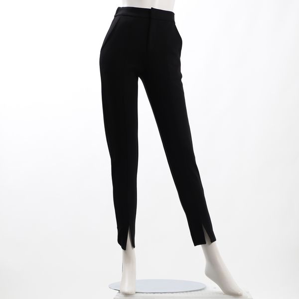 フロントスリットテーパードパンツ