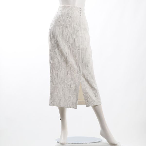 リンクルジャガードラップ風タイトスカート