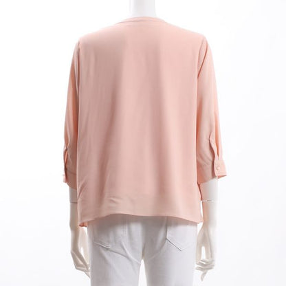 オープンフロントネックブラウス