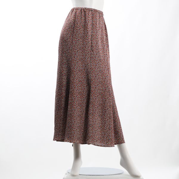 小花柄マーメイドスカート