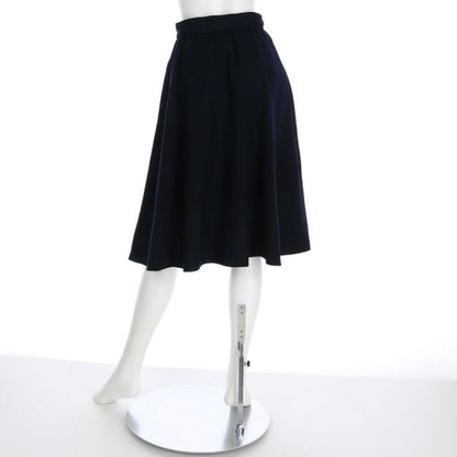 ウエストリボンラップ風フレアスカート