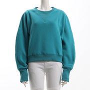 ボリューム袖クルーネックカットソー