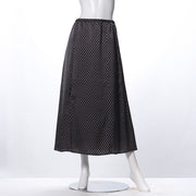 プロヴァンスサテンプリント総柄フレアスカート