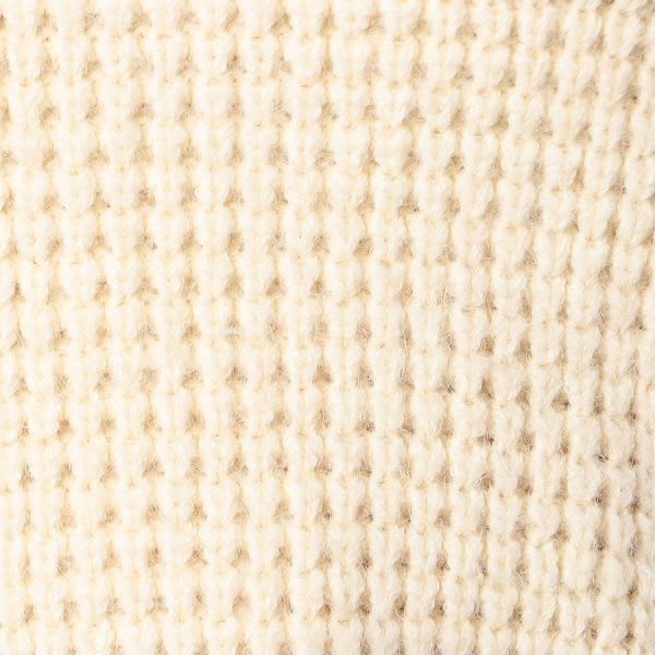 ボリュームスリーブワッフルニット