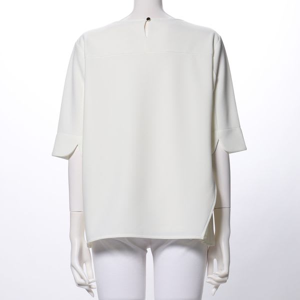 サイドプリーツブラウス