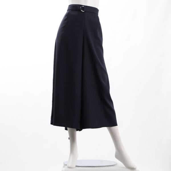 Dカンベルト付きフレアパンツ