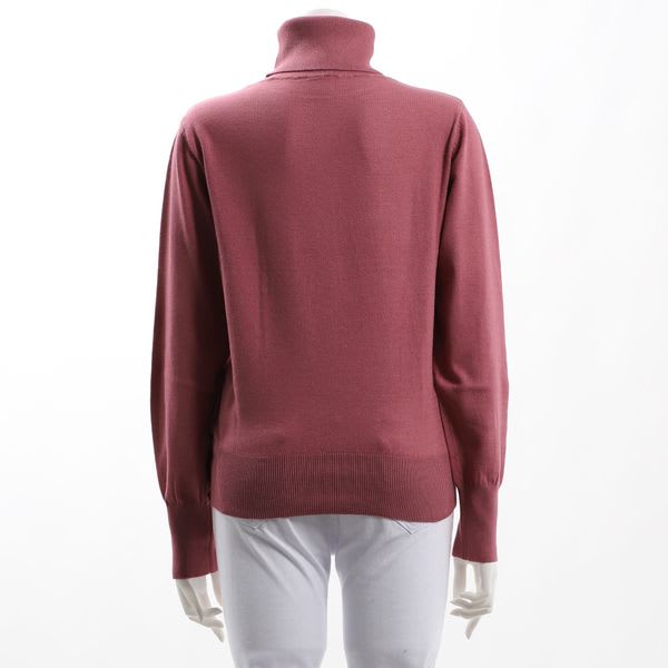 ストレッチヤーンタートルネックニット