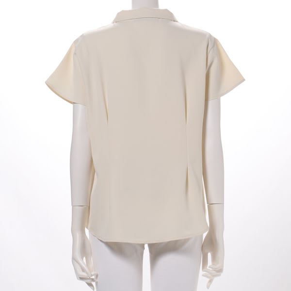 オープンカラーブラウス