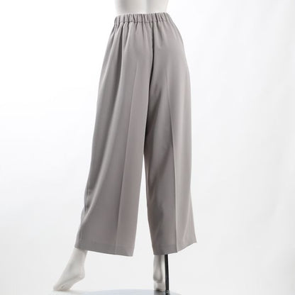 センターシーム入りワイドパンツ