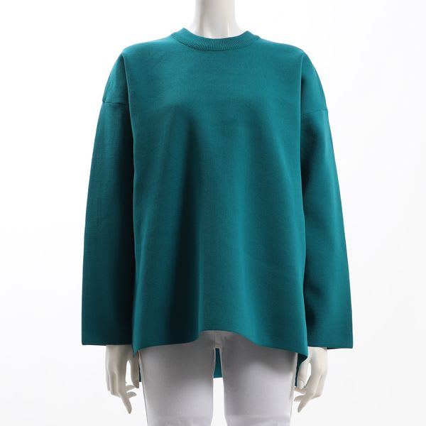 スポンジ肌触りニットプルオーバー