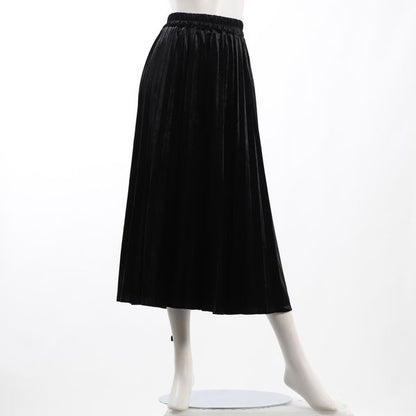 Vネックリブニット