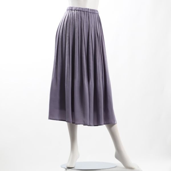 ふんわりシルエット裾消しプリーツスカート