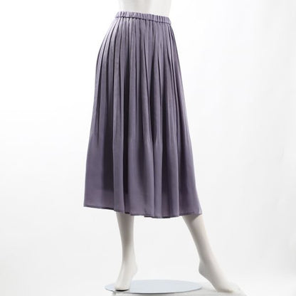 ふんわりシルエット裾消しプリーツスカート