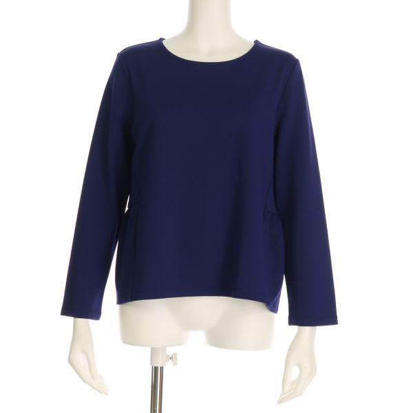 裾フリルウエストギャザー切り替えカットソー