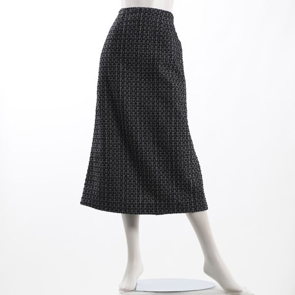 モールMixツィードセミタイトスカート