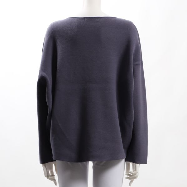 ボートネックドロップショルダーニット