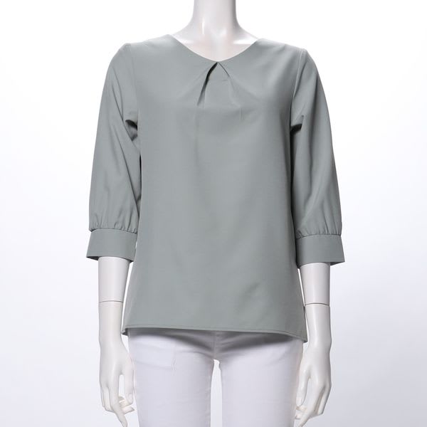 Vタックデザインブラウス